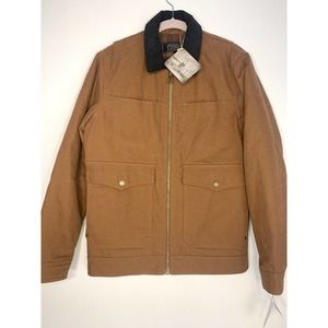Pendleton Carson City Canvas Barn Coat Men Small Whiskey Brown Jacket MSRP $195